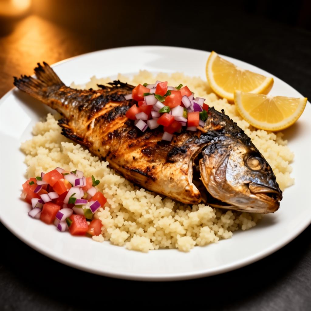 Attiéké Poisson Braisé
